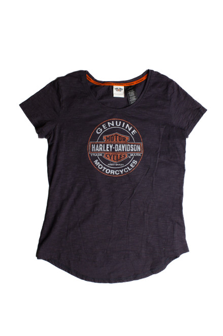 Vintage Harley Davidson Womens T-Shirt (2010s) 706