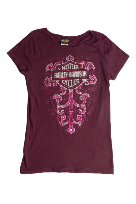  Harley Davidson Womens T-Shirt (2010s) 724