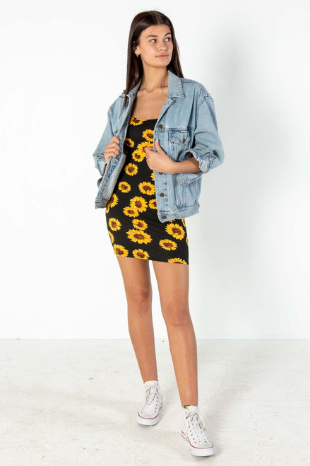 Sunflower Mini Dress