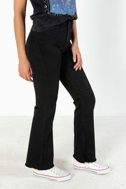 Black Flare Jeans