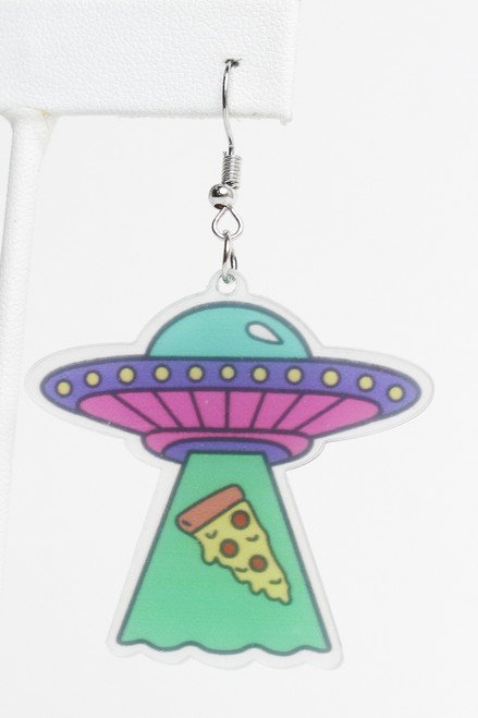 Pizza Abduction Earrings
