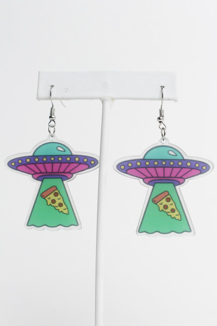 Pizza Abduction Earrings