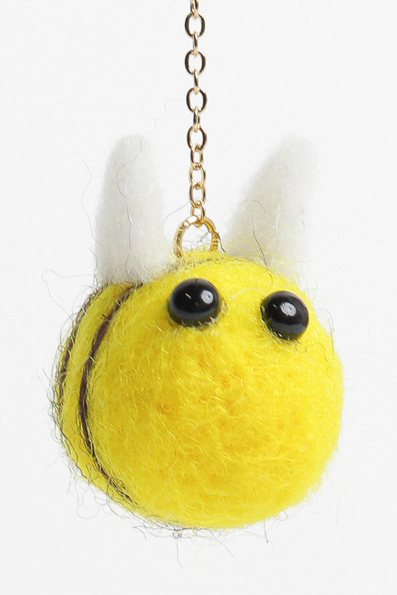 Fuzzy Bee Earrings