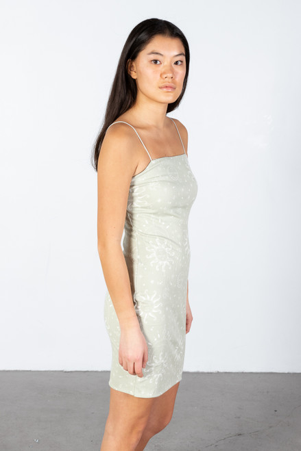 Sage Green Celestial Mini Dress