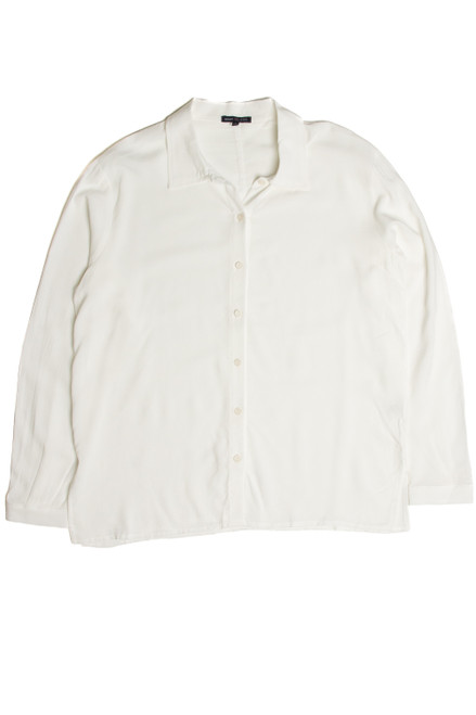 Long Sleeve White Button Up Shirt