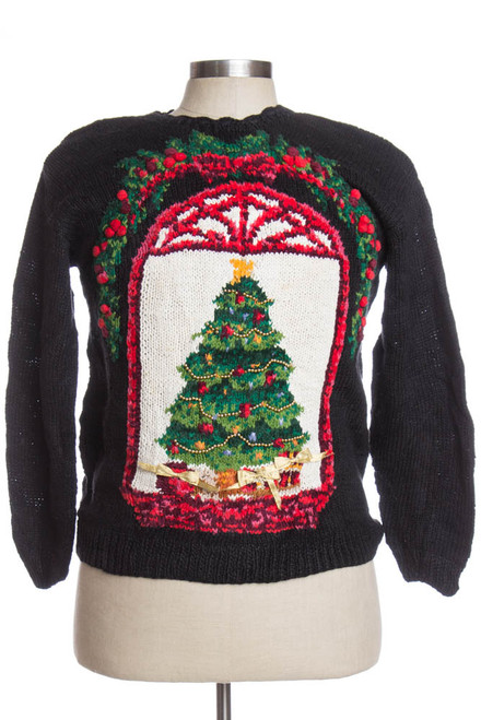 Black Ugly Christmas Cardigan 35444