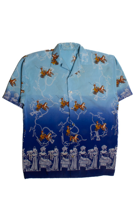 Y2K Horse Carriage Shirt (2000s)