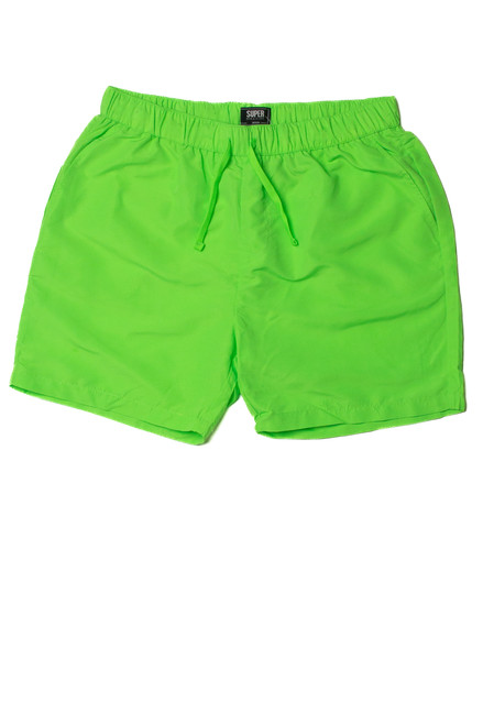 Neon Green Nylon Short