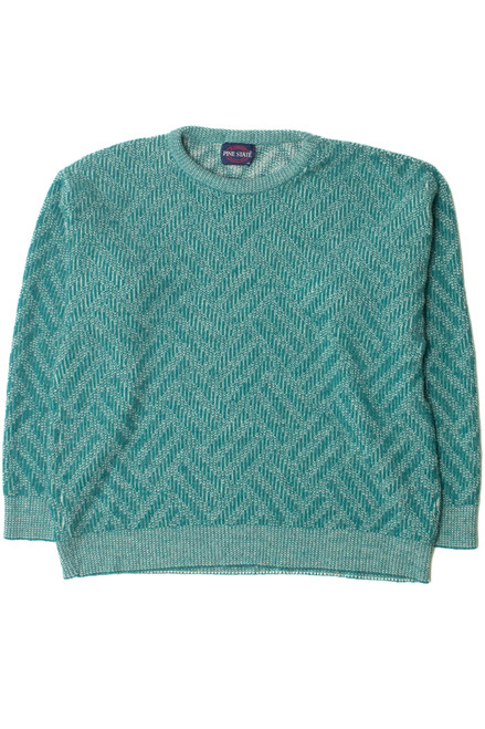 Vintage Turquoise 80s Sweater 4191