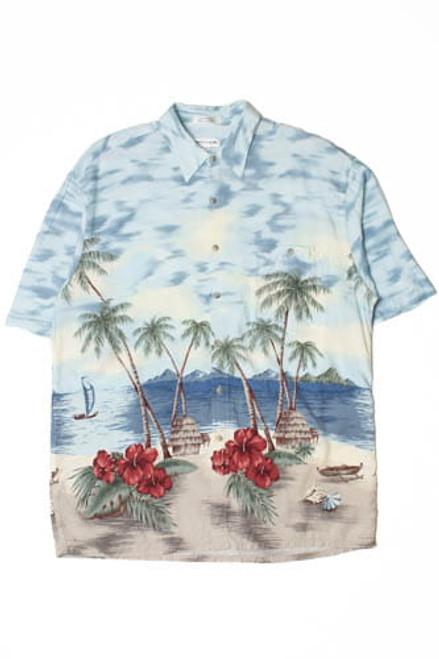 Vintage Ocean View Pierre Cardin Hawaiian Shirt