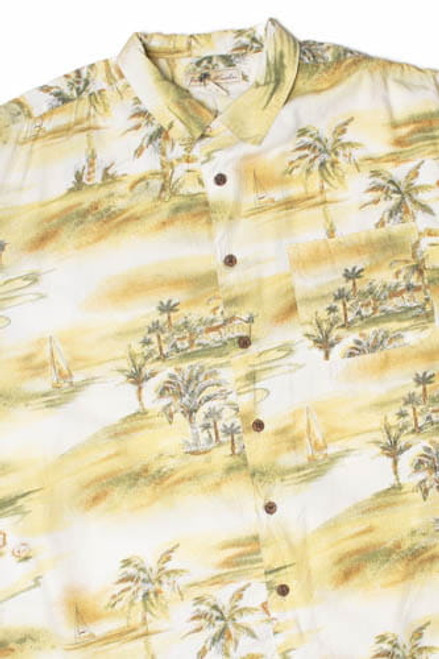 Beach Scene Joe Marlin Hawaiian Shirt