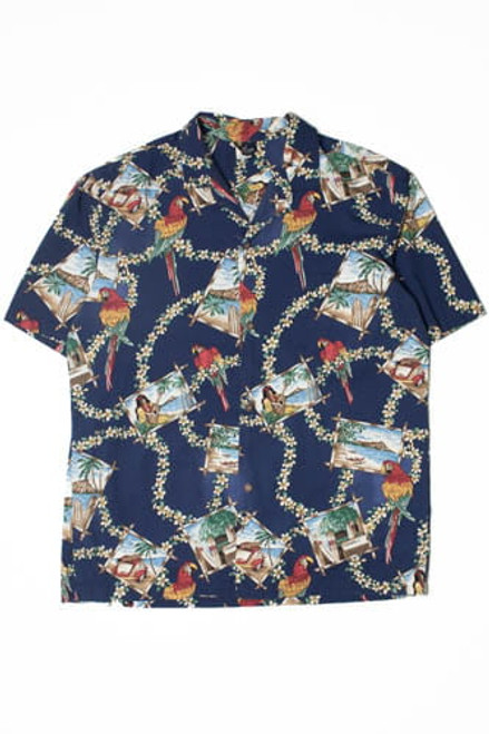 Parrot Royal Creations Hawaiian Shirt