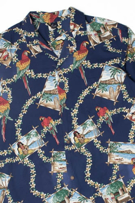 Parrot Royal Creations Hawaiian Shirt