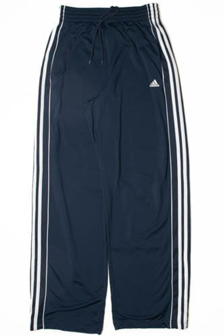 Navy Tearaway Adidas Track Pants - Ragstock.com