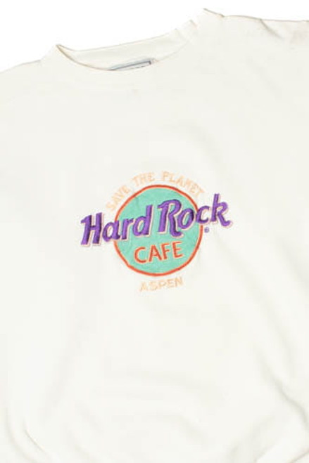 Vintage Hard Rock Cafe Aspen "Save The Planet" Sweatshirt