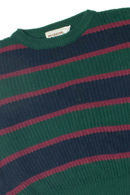 Vintage Classic Striped 80s Sweater