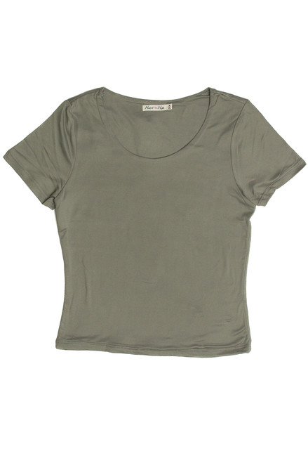 Olive Double Layered T-Shirt