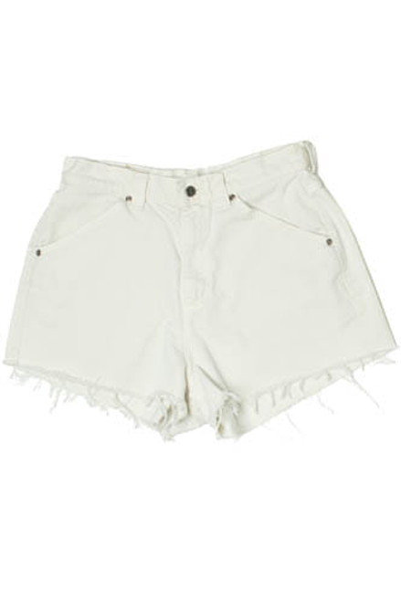 Vintage White Lee Riders Cutoff Shorts (Sz. 6)