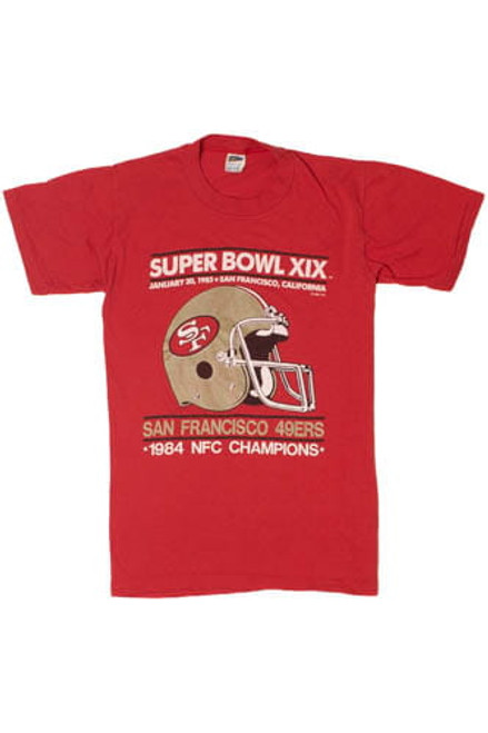 Vintage 1985 Superbowl XIX San Francisco 49ers T-Shirt (1980s)