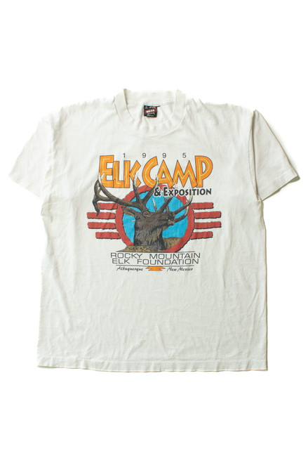 Vintage Elk Camp & Exposition T-Shirt (1990s)