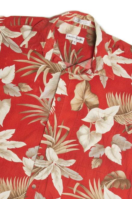 Vintage White Petal Hawaiian Shirt