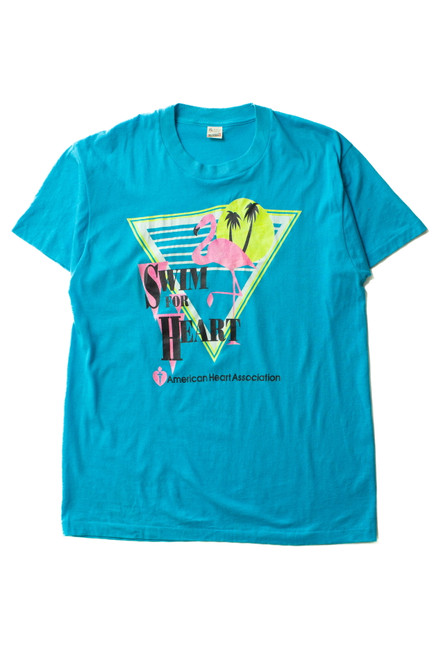 Vintage Swim For Heart T-Shirt (1980s)