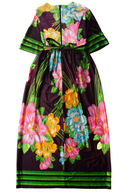 Vintage Hawaiian Maxi Dress (1970s)