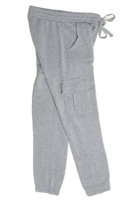 Grey Cargo Sweatpants