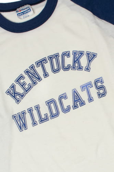 Vintage Kentucky Wildcats 3/4 Sleeve Ringer T-Shirt