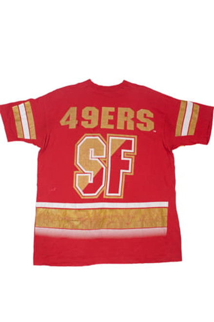 Vintage 1994 Thrashed San Francisco 49ers Tall T-Shirt