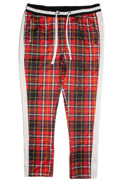 Red Plaid Track Pants Screenshot Track Pants