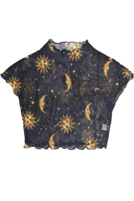 Extended Sizes Celestial Mesh Tee