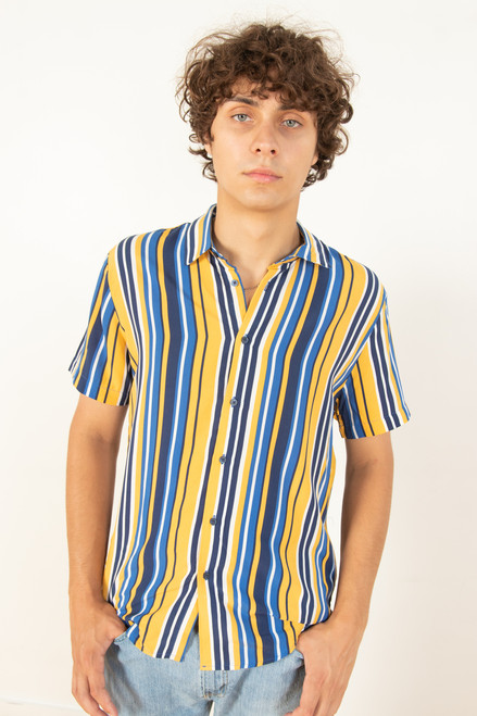 Sunny Stripes Button Up Shirt