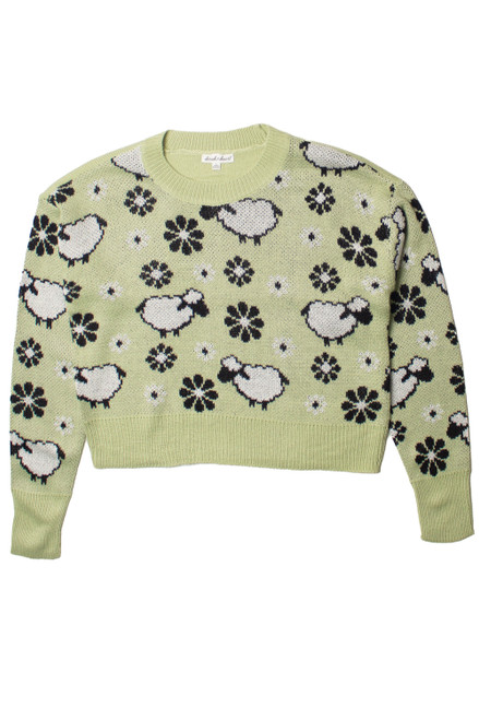 Sheep In The Meadow Pullover Sweater