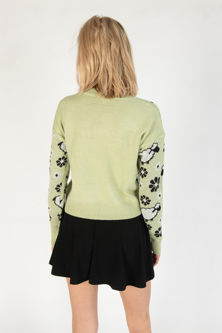 Sheep In The Meadow Pullover Sweater