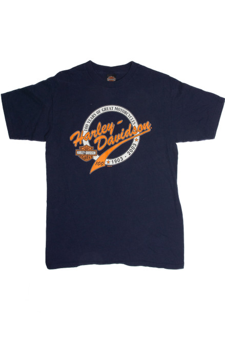 Recycled Harley Davidson Fremont 100 Years T-Shirt