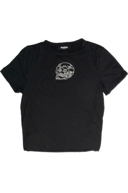 Rhinestone Skull Shirt