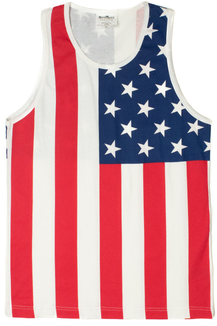 Vintage Screen Printed American Flag Tank Top