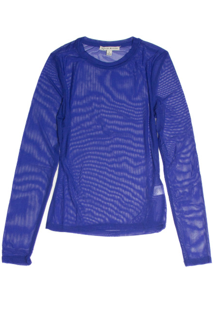 Royal Blue Mesh Long Sleeve