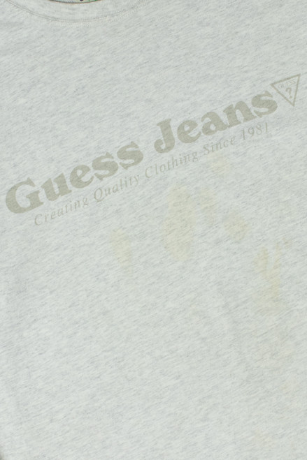 Vintage Guess Jeans With Waffle Weave T-Shirt