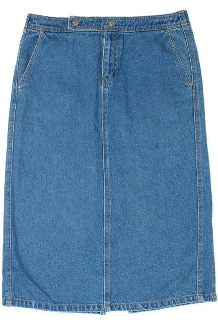 Vintage Sigrid Olson Denim Midi Skirt