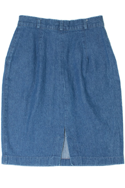 Vintage  Gotcha Covered Denim Midi Skirt