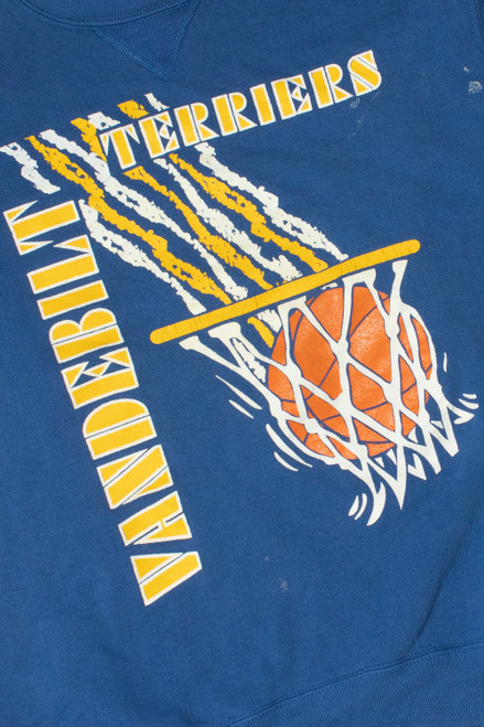 Vintage Vandebilt Terriers Basketball Sweatshirt