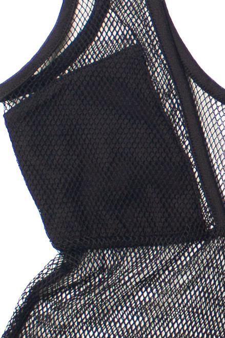 Black Fishnet Bodysuit