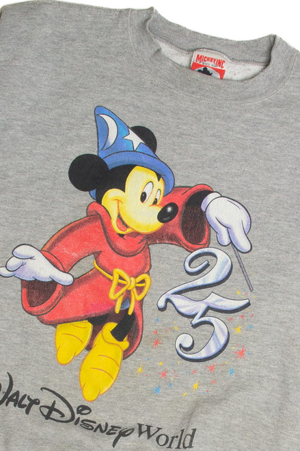 Vintage Disney World 25 Year Anniversary Sweatshirt