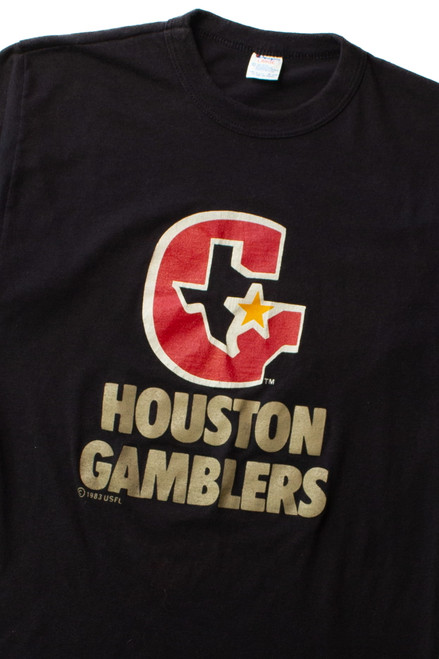 Vintage Houston Gamblers USFL T-Shirt (1983)