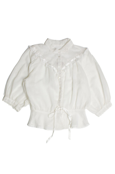 Vintage Jessica's Gunnies Gunne Sax Top (1970s) 631