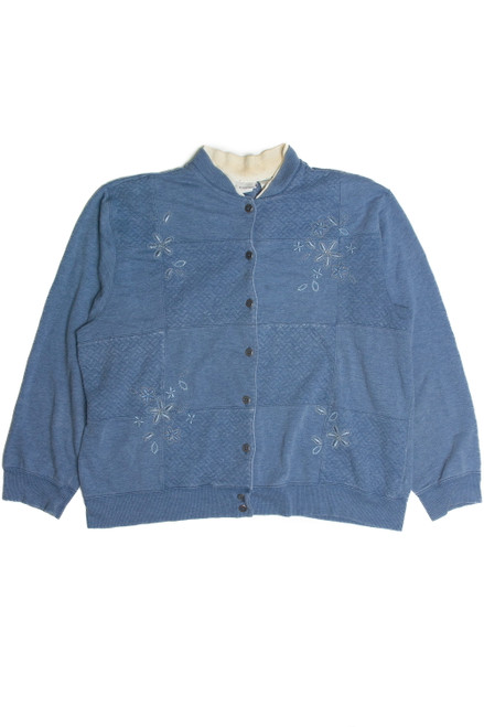 Vintage Alfred Dunner Button Sweatshirt