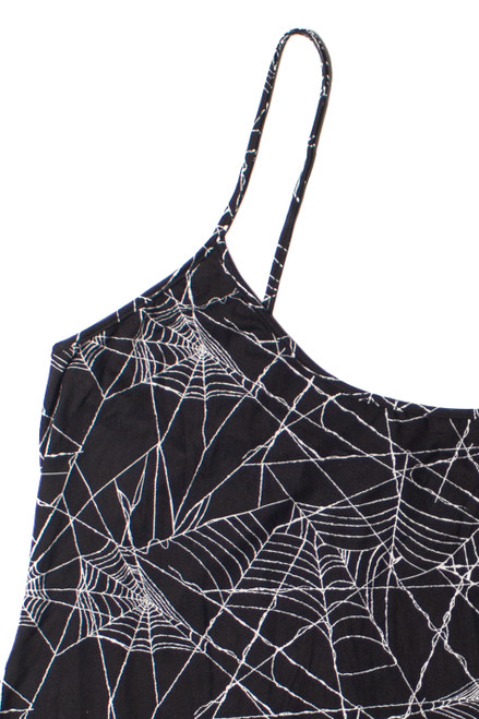 Extended Sizes Spiderweb Mini Dress