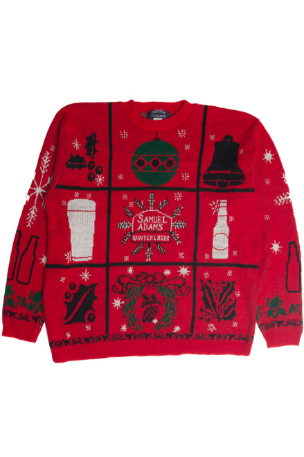 Recycled Samuel Adams Christmas Sweater